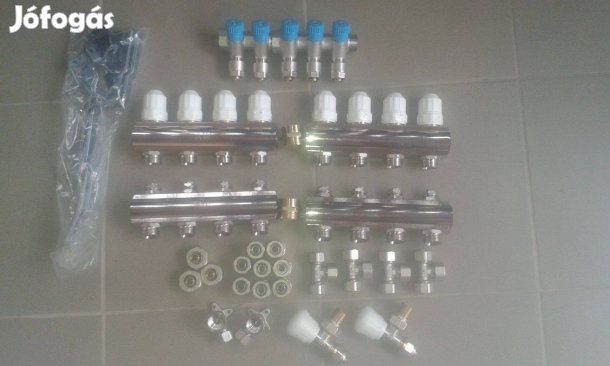 Eladó!!!Delton 5 rétegű csőhöz idomok (presses és kulcsos)osztó-gyűjtő