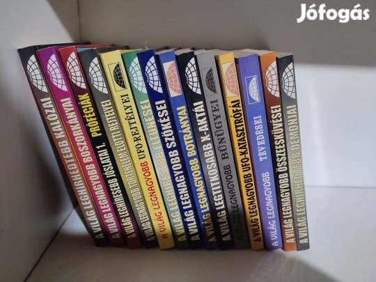 Eladó: ,,A Világ Leg..." sorozat - 14 kötet