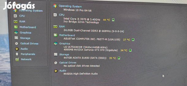 Eladó, asztali számítógép