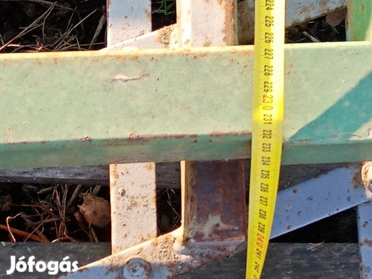 Eladó  borona rögtörövel erős vázal azonnal munkára fogható.