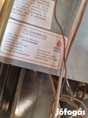 Eladó a FÉG Zeusz gf35f használt Konvektor 3.8kW