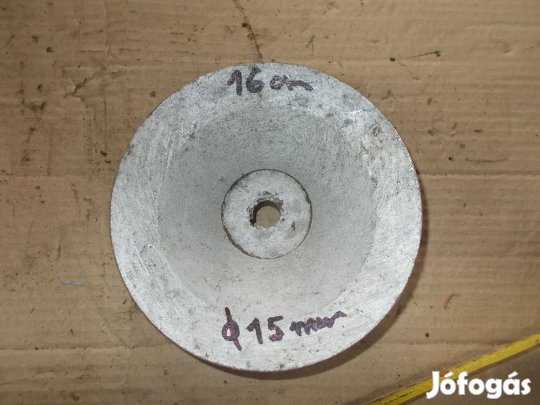 Eladó a képen látható 16 cm átmérőjű egy pályás ékszíj tárcsa 2