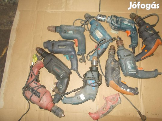 Eladó a képen látható fúrógép csomag alkatrésznek vagy javításra 2