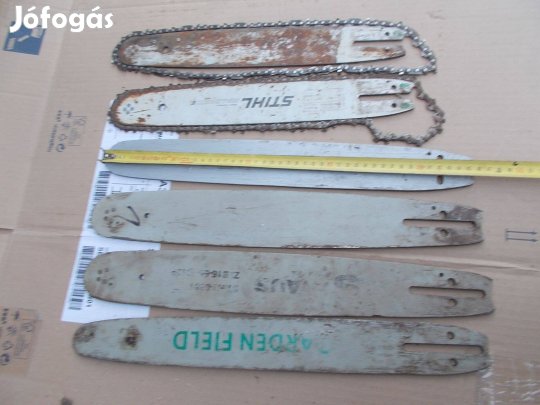 Eladó a képen látható használt láncfűrész lap csomag 3 számú