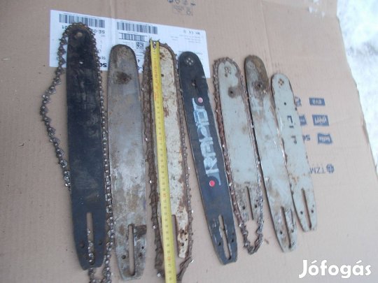 Eladó a képen látható használt láncfűrész lap csomag 4 számú