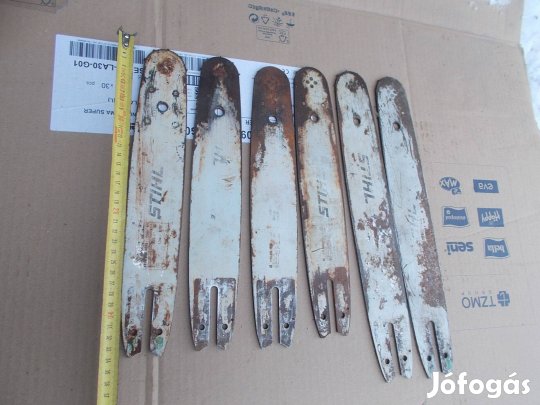 Eladó a képen látható használt láncfűrész lap csomag