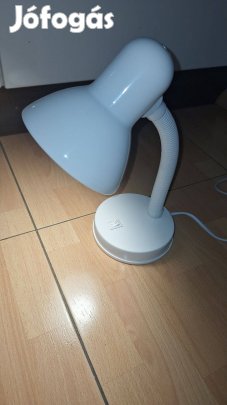 Eladó a képen látható új fehér Eglolux asztali lámpa LED izzóval