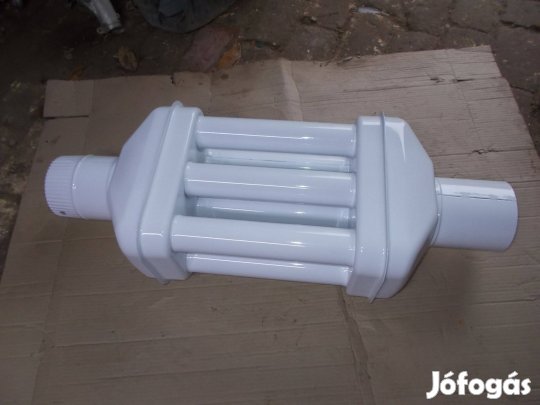 Eladó a képen látható új kályhacső vagy kandalló hődob 80 cm fehé