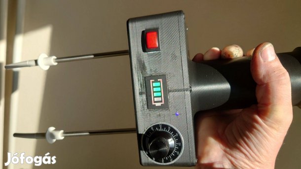 Eladó álítható áramkörrel ellátot akkumulátoros sertés kábító sokkoló