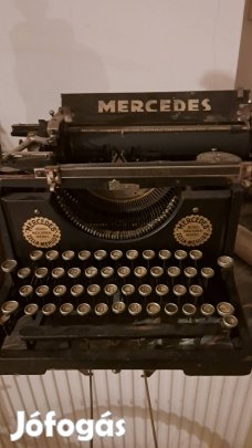 Eladó antik Mercedes típusú írógép.