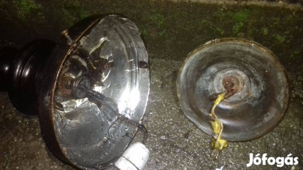 Eladó antik régi hiányos sárgaréz csillár