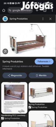 Eladó ápolási ágy matraccal +huzattal