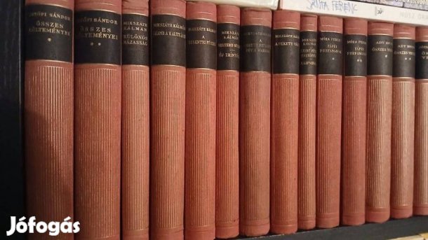 Eladó aranykönyvtár gyűjtemény