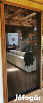 Eladó aranytölgy pliszé szúnyogháló ajtó, Új!95,5x233cm