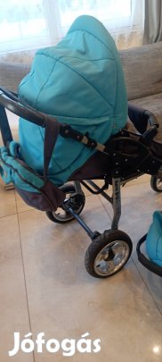 Eladó babakocsi hordozóval