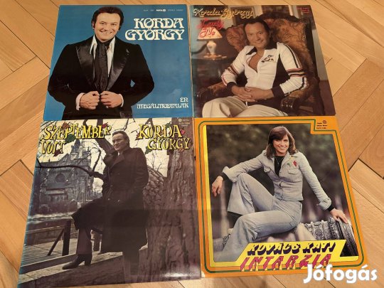 Eladó bakelit lemezek Korda György és Kovács Kati