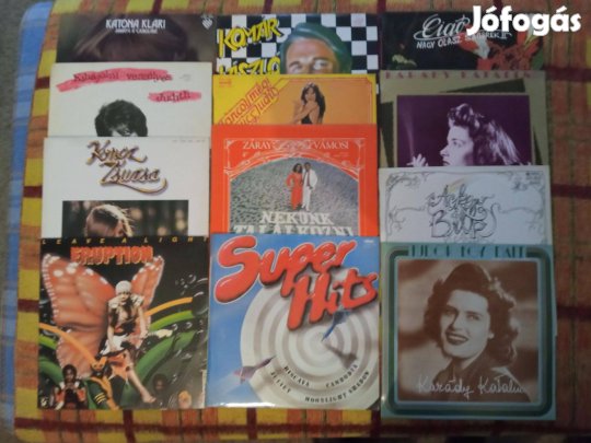 Eladó bakelit nagylemezek