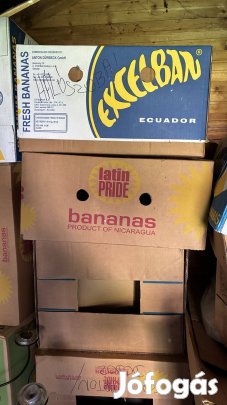 Eladó banános doboz