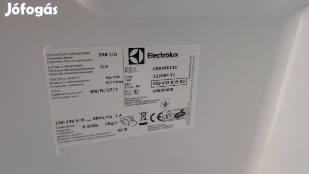 Eladó beépített hűtőszekrény