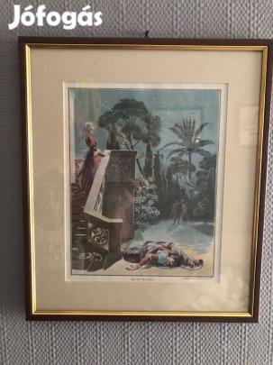 Eladó bekeretezett reprint nyomat