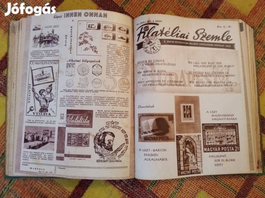 Eladó bekötött Filatéliai Szemle