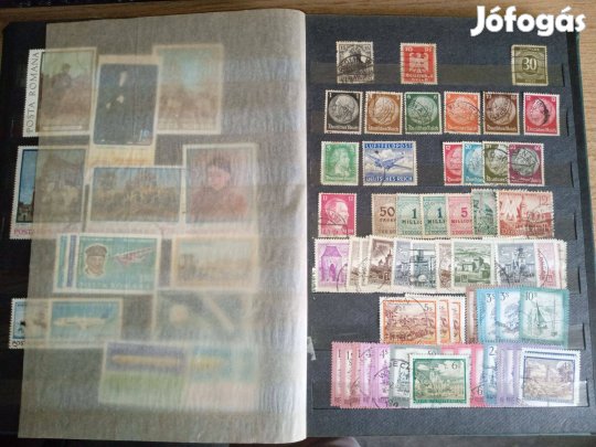 Eladó bélyeg gyűjtemény vegyesen Románia Németország Fujeira
