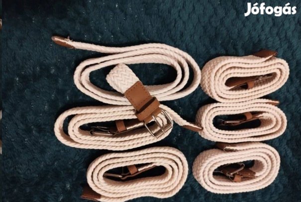 Eladó bézs színű övek