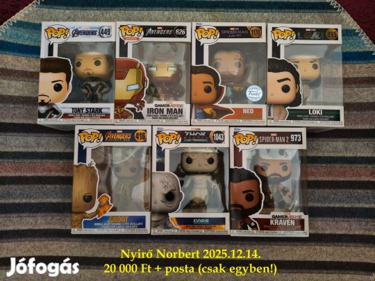 Eladó bontatlan Funko POP figurák!