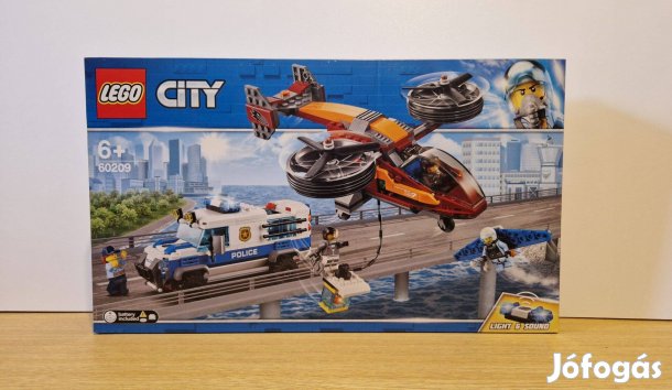 Eladó bontatlan LEGO 60209 City - Légi rendőrségi gyémántrablás