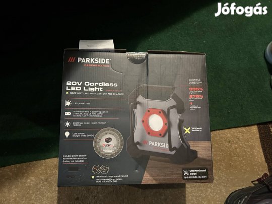 Eladó bontatlan Parkside Performance 20V akkus LED munkalámpa
