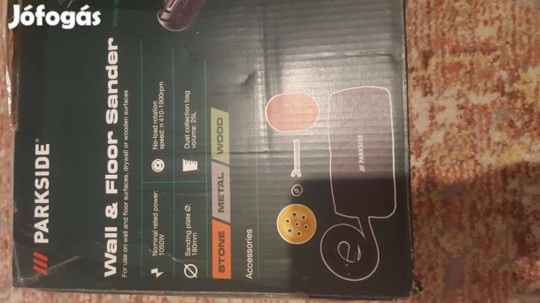 Eladó bontatlan Parkside beton és falcsiszoló!