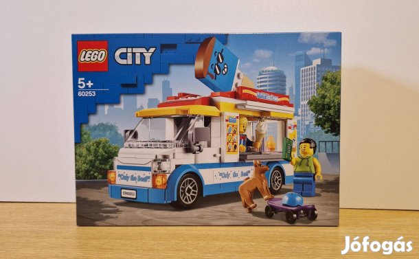 Eladó bontatlan, új LEGO 60253 City - Fagylaltos kocsi