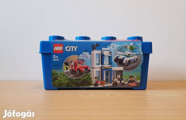 Eladó bontatlan, új LEGO 60270 City - Rendőrségi elemtartó doboz