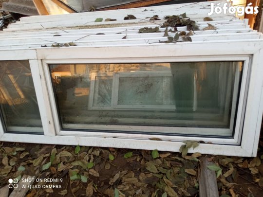 Eladó bontott jó állapotú hőszigetelt műanyag ablakok 
