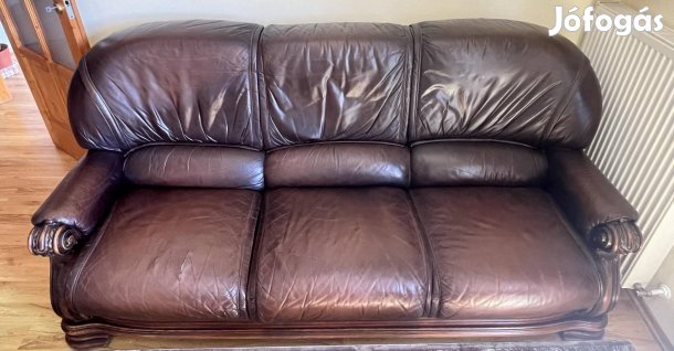 Eladó bőr ülő garnitúra