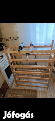 Eladó bortartó polc