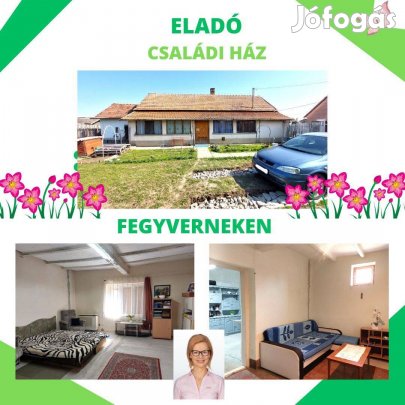 Eladó családi ház- Fegyvernek