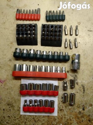 Eladó dugókulcs bitfej csavarhúzó fej készlet