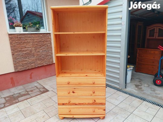 Eladó egy 4 fiókos , polcos Claudia Fenyő Szekrény. Bútor nagyon szép