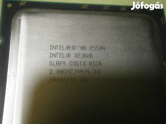 Eladó egy INTEL Xeon QC E5504 processzor