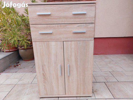 Eladó egy Modern 2 fiokos, polcos komód. Bútor nagyon szép, Újszerű á