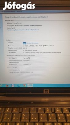 Eladó egy HP Laptop, Compaq 6910p