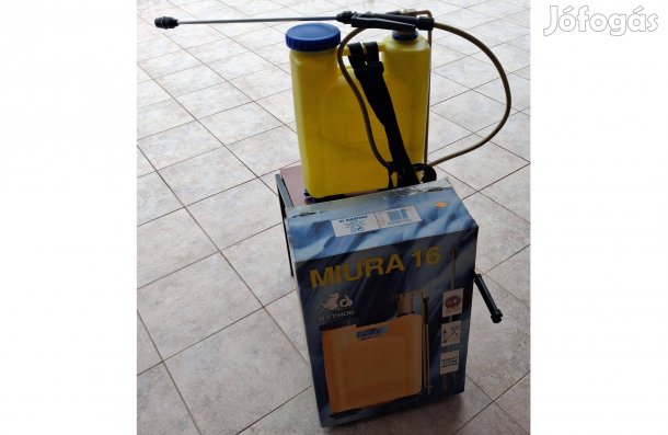 Eladó egy alig használt (16 literes) Miura 16 háti permetező gép