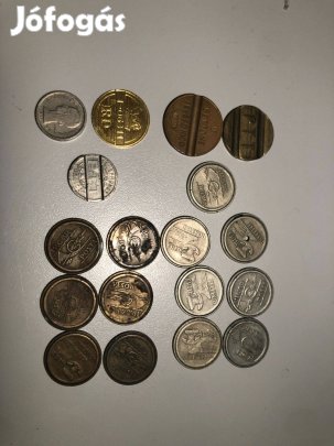 Eladó egy csomag magyar és külföldi telefonérme
