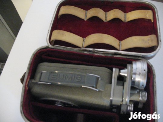 Eladó egy eumig kamera bőr táskájával együtt