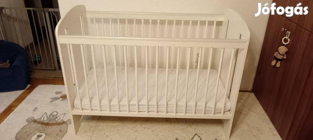 Eladó egy használt jó állapotú Klups-szafari zsiráf babaágy
