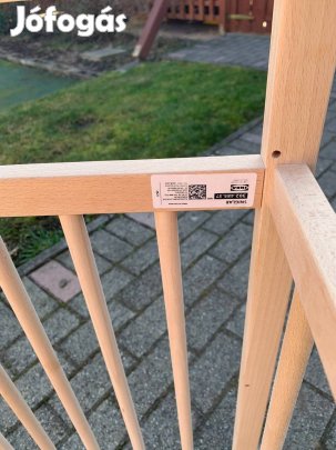 Eladó egy házilag átalakított Ikeás babaágy + matrac + huzat