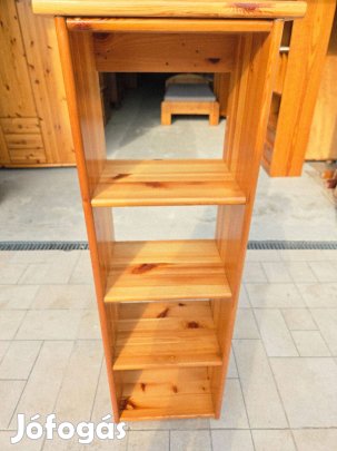 Eladó egy keskeny fenyő polc. Bútor jó állapotú