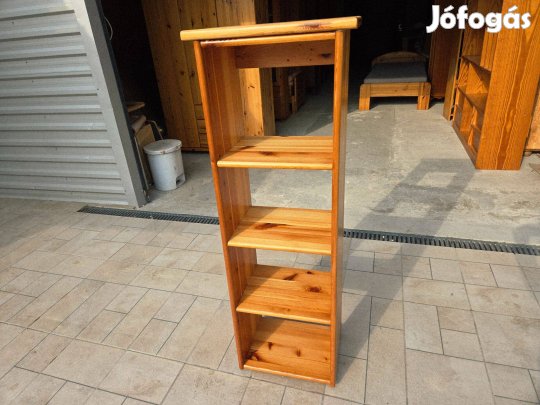 Eladó egy keskeny fenyő polc. Bútor jó állapotú