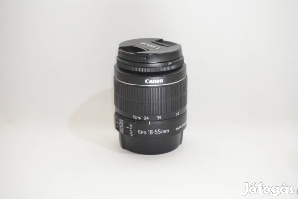 Eladó egy kiváló Canon EF-S 18-55mm-es kit objektív 